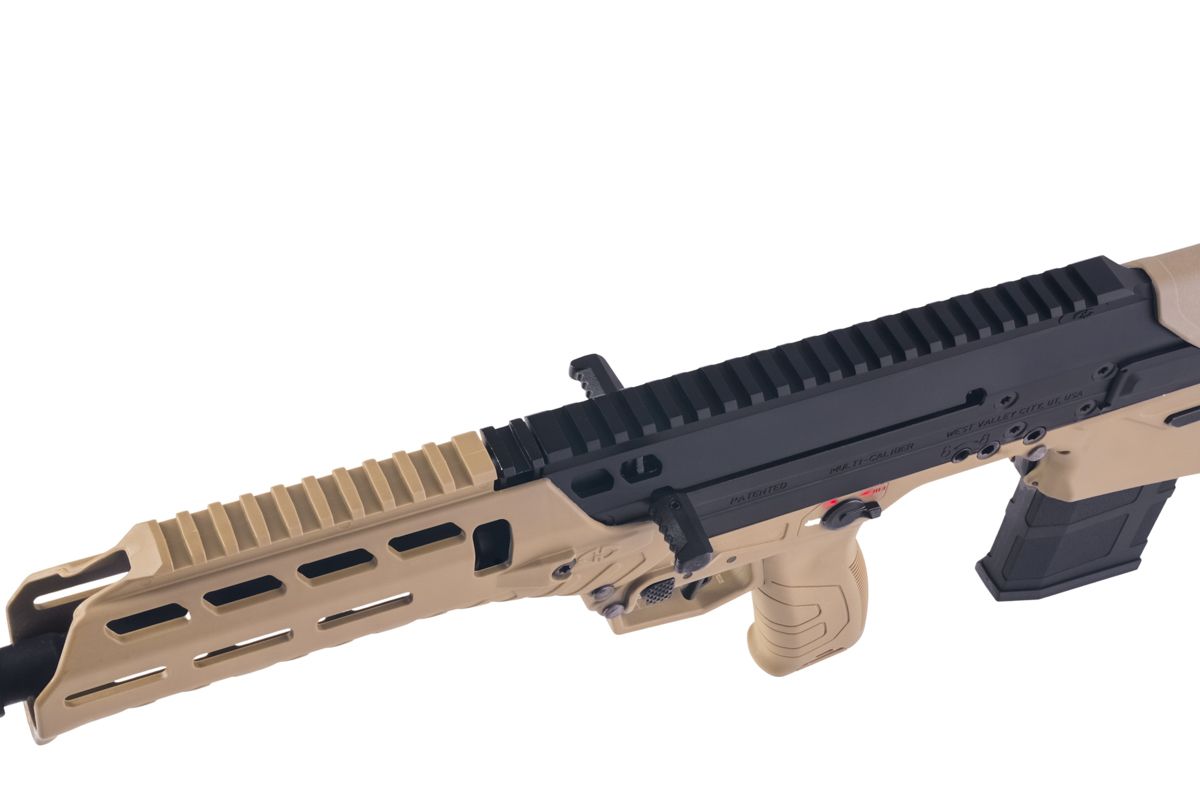SILVERBACK MDR-X エアソフト AEG ライフル - ツートン (ブラック / FDE) (V3)-AIRSOFT GOGO エアガン・サバゲー用品通販