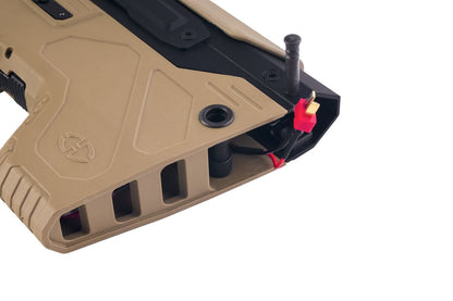 SILVERBACK MDR-X マイクロン エアソフト AEG ライフル - ツートン (ブラック / FDE) (V3)-AIRSOFT GOGO エアガン・サバゲー用品通販