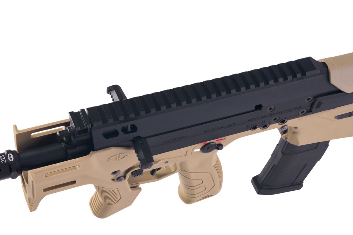 SILVERBACK MDR-X マイクロン エアソフト AEG ライフル - ツートン (ブラック / FDE) (V3)-AIRSOFT GOGO エアガン・サバゲー用品通販