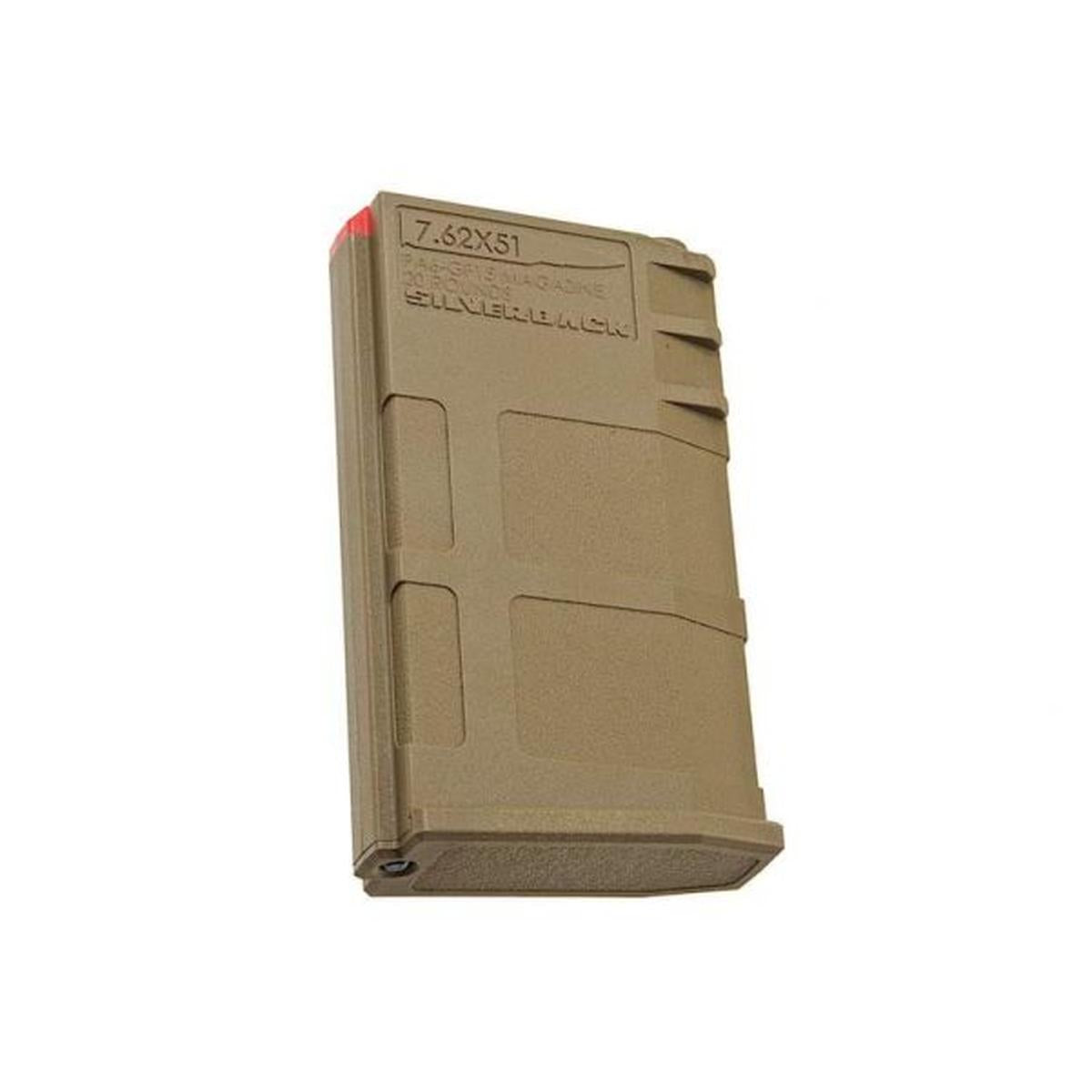 SILVERBACK MDRX / AR10 マガジン (78 ラウンド電動ガンマガジン) - - FDE-AIRSOFT GOGO エアガン・サバゲー用品通販