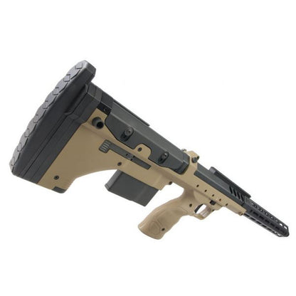 SILVERBACK SRS A2 / M2 エアソフト スナイパー ライフル (22 インチ バレル) DESERT TECH ライセンス - FDE (左手用)-AIRSOFT GOGO エアガン・サバゲー用品通販