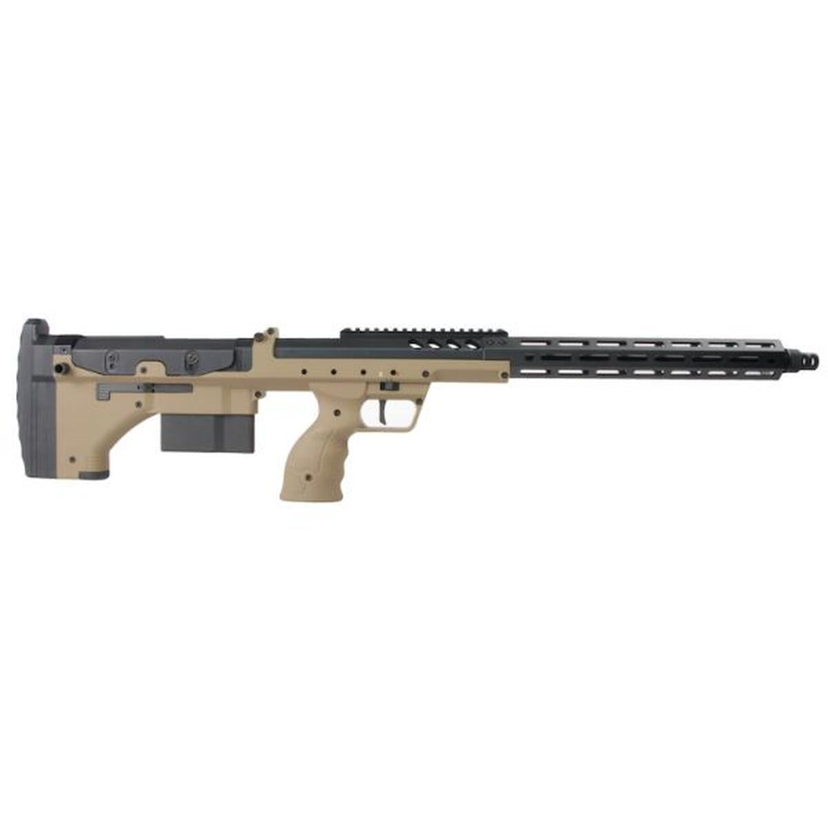 SILVERBACK SRS A2 / M2 エアソフト スナイパー ライフル (22 インチ バレル) DESERT TECH ライセンス - FDE (左手用)-AIRSOFT GOGO エアガン・サバゲー用品通販