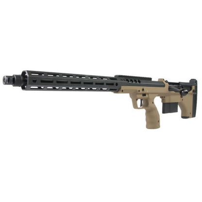 SILVERBACK SRS A2 / M2 エアソフト スナイパー ライフル (22 インチ バレル) DESERT TECH ライセンス - FDE (左手用)-AIRSOFT GOGO エアガン・サバゲー用品通販