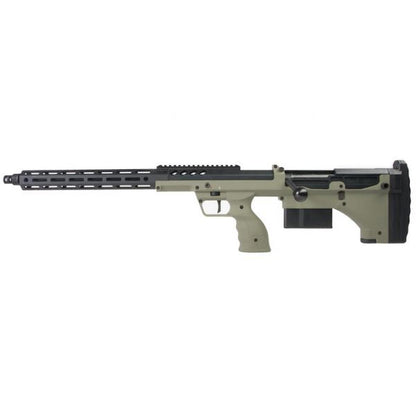 SILVERBACK SRS A2 / M2 エアソフト スナイパー ライフル (22 インチ バレル) デザート テックライセンス取得 - OD (左手用)-AIRSOFT GOGO エアガン・サバゲー用品通販