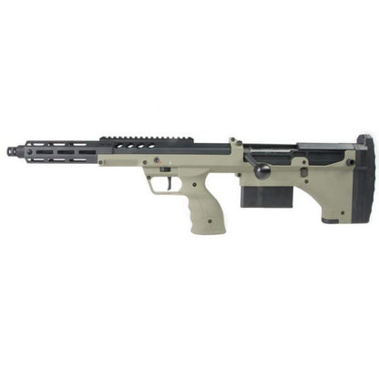 SILVERBACK SRS A2 / M2 エアソフト スナイパー ライフル (コバート、16 インチ バレル) デザート テックライセンス取得 - OD (左手)-AIRSOFT GOGO エアガン・サバゲー用品通販
