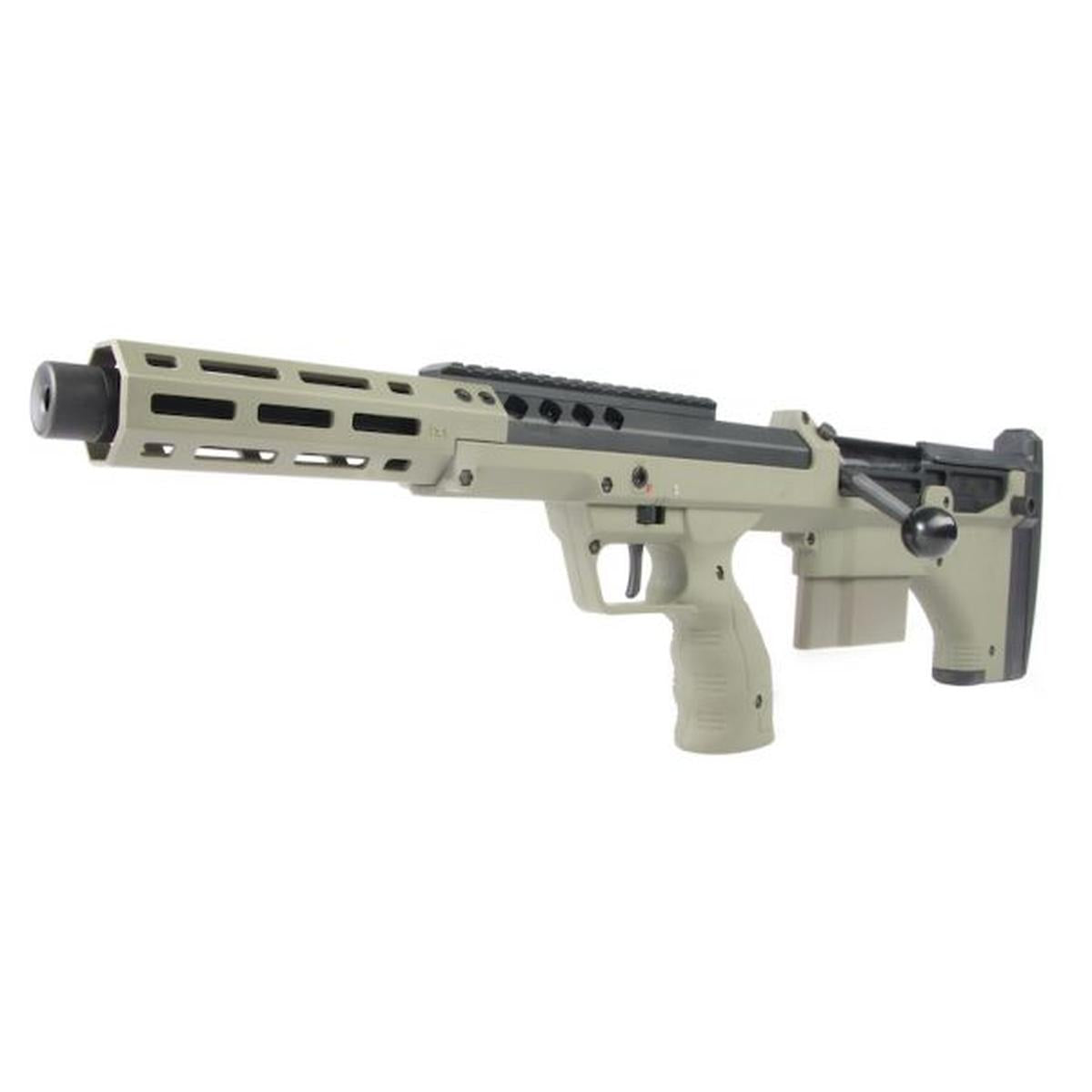 SILVERBACK SRS A2/M2 スポーツ (16 インチ バレル) デザートテック社ライセンス - OD (左手用)-AIRSOFT GOGO エアガン・サバゲー用品通販