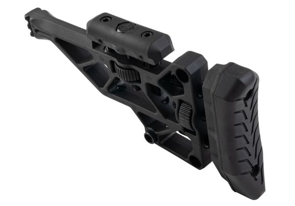 Silverback TAC 41 偵察用ナイロンピカティニーストック - ブラック-AIRSOFT GOGO エアガン・サバゲー用品通販