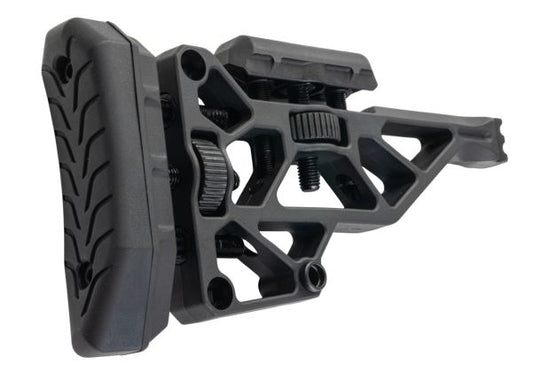 Silverback TAC 41 偵察用ナイロンピカティニーストック - ブラック-AIRSOFT GOGO エアガン・サバゲー用品通販