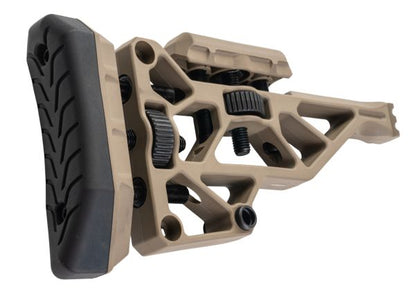Silverback TAC 41 偵察用ナイロンピカティニーストック - FDE-AIRSOFT GOGO エアガン・サバゲー用品通販