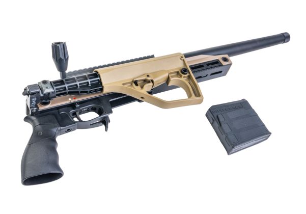 Silverback TAC 41 A2B エアソフト ボルトアクションライフル、アルミシャーシ＆バッファーストック（Fちゃいろ）-AIRSOFT GOGO エアガン・サバゲー用品通販