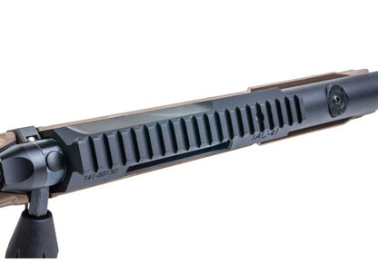 Silverback TAC 41 A2B エアソフト ボルトアクションライフル、アルミシャーシ＆バッファーストック（Fちゃいろ）-AIRSOFT GOGO エアガン・サバゲー用品通販