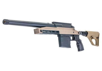 Silverback TAC 41 A2B エアソフト ボルトアクションライフル、アルミシャーシ＆バッファーストック（Fちゃいろ）-AIRSOFT GOGO エアガン・サバゲー用品通販