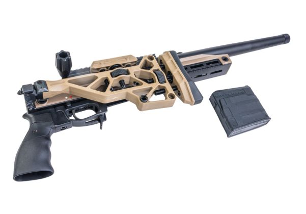 Silverback TAC 41 A2R エアソフトボルトアクションライフル、アルミシャーシ＆リーコンストック（Fちゃいろ）-AIRSOFT GOGO エアガン・サバゲー用品通販