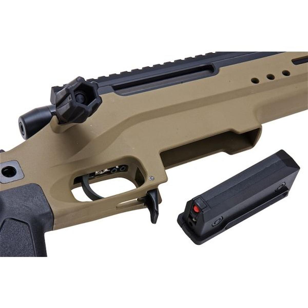 SILVERBACK TAC 41 L エアソフト ボルトアクション ライフル (FDE)-AIRSOFT GOGO エアガン・サバゲー用品通販