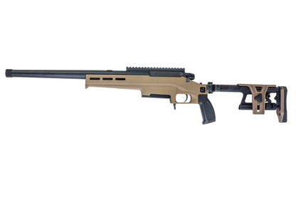 SilverBack TAC 41 L エアソフト ボルトアクションライフル、ライトシャーシ＆アルミストック（FDE）-AIRSOFT GOGO エアガン・サバゲー用品通販