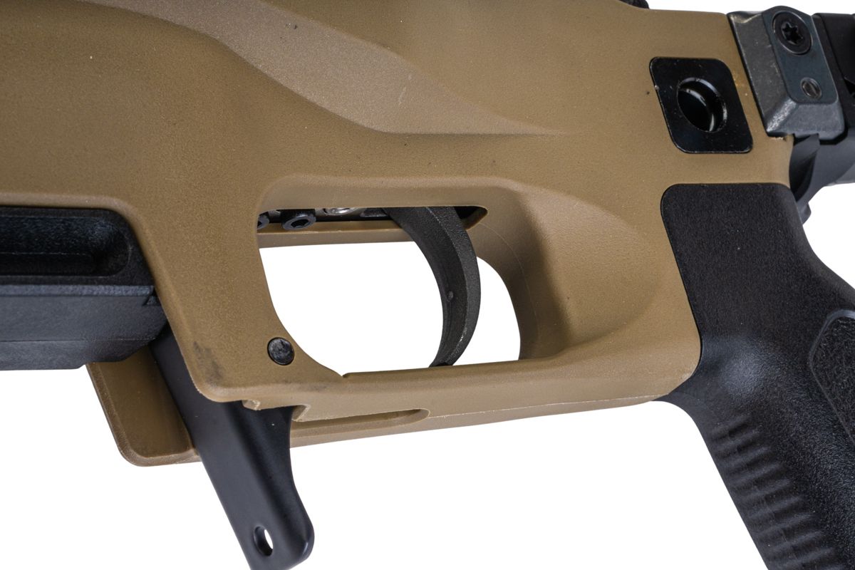 SilverBack TAC 41 L エアソフト ボルトアクションライフル、ライトシャーシ＆アルミストック（FDE）-AIRSOFT GOGO エアガン・サバゲー用品通販