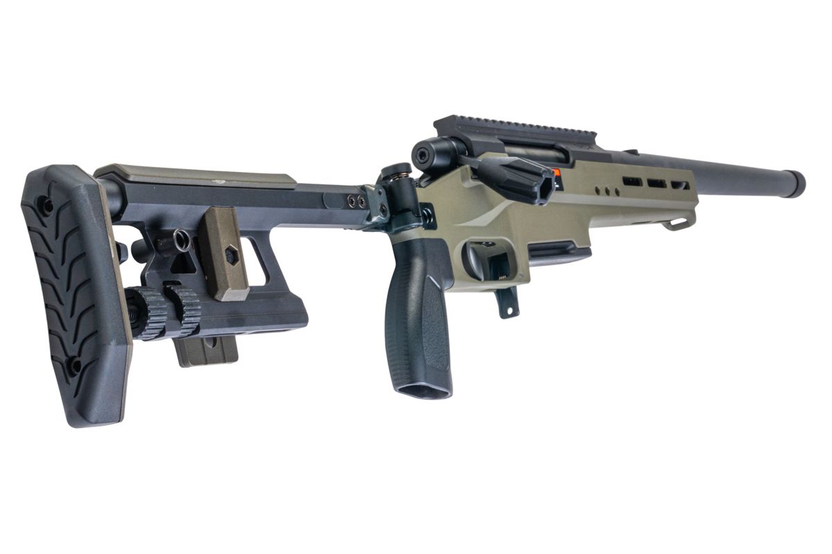 Silverback TAC 41 L エアソフト ボルトアクションライフル、ライトシャーシ＆アルミストック（OD）-AIRSOFT GOGO エアガン・サバゲー用品通販