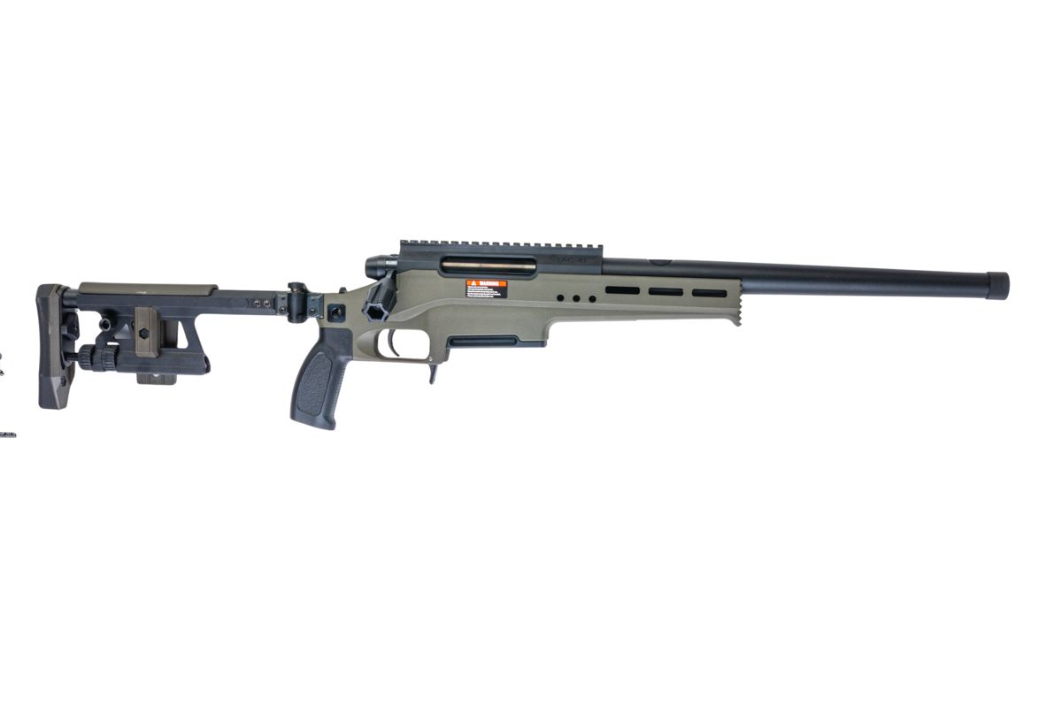 Silverback TAC 41 L エアソフト ボルトアクションライフル、ライトシャーシ＆アルミストック（OD）-AIRSOFT GOGO エアガン・サバゲー用品通販