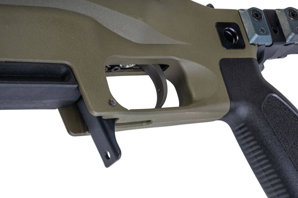 Silverback TAC 41 L エアソフト ボルトアクションライフル、ライトシャーシ＆アルミストック（OD）-AIRSOFT GOGO エアガン・サバゲー用品通販