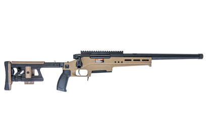 SilverBack TAC 41 L エアソフト ボルトアクションライフル、ライトシャーシ＆アルミストック（スポーツバージョン、FDE）-AIRSOFT GOGO エアガン・サバゲー用品通販