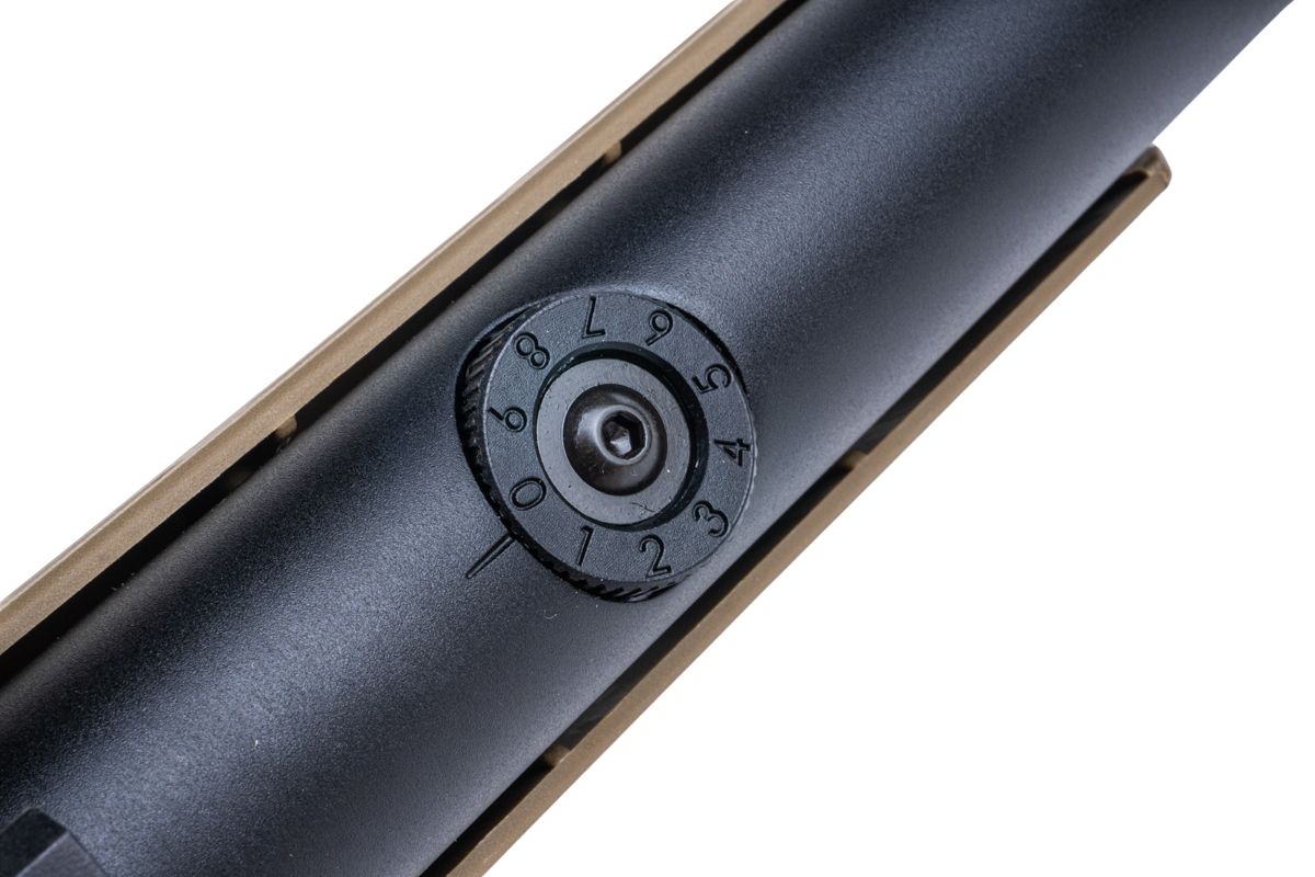 SilverBack TAC 41 L エアソフト ボルトアクションライフル、ライトシャーシ＆アルミストック（スポーツバージョン、FDE）-AIRSOFT GOGO エアガン・サバゲー用品通販