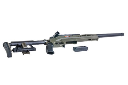 Silverback TAC 41 L エアソフト ボルトアクションライフル、ライトシャーシ＆アルミストック（スポーツバージョン、OD）-AIRSOFT GOGO エアガン・サバゲー用品通販