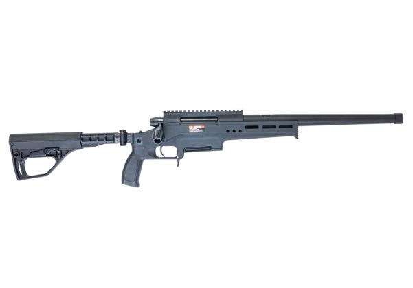 SilverBack TAC 41 L エアソフト ボルトアクションライフル、ライトシャーシ＆バッファーーストック（ブラック）-AIRSOFT GOGO エアガン・サバゲー用品通販
