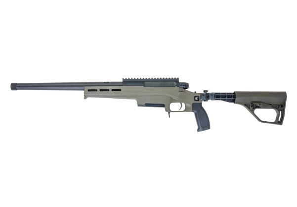 SIlverBack TAC 41 L エアソフト ボルトアクションライフル、ライトシャーシ＆バッファーーストック（OD）-AIRSOFT GOGO エアガン・サバゲー用品通販