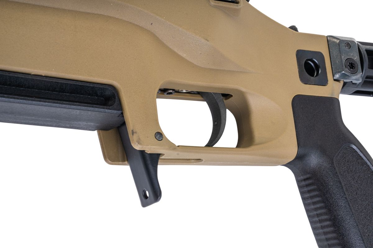 Silverback TAC 41 L エアソフト ボルトアクションライフル、ライトシャーシ＆バッファーーストック（スポーツバージョン、FDE）-AIRSOFT GOGO エアガン・サバゲー用品通販
