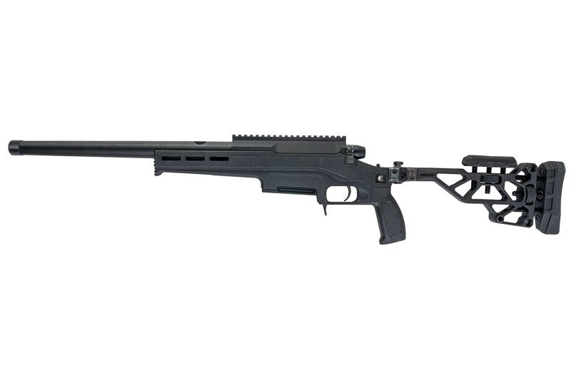 Silverback TAC 41 L エアソフトボルトアクションライフル、ライトシャーシ＆リーコンストック（ブラック）-AIRSOFT GOGO エアガン・サバゲー用品通販