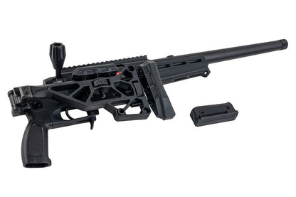 Silverback TAC 41 L エアソフトボルトアクションライフル、ライトシャーシ＆リーコンストック（ブラック）-AIRSOFT GOGO エアガン・サバゲー用品通販