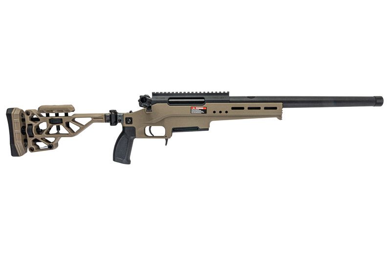 Silverback TAC 41 L エアソフトボルトアクションライフル、ライトシャーシ＆リーコンストック（FDE）-AIRSOFT GOGO エアガン・サバゲー用品通販