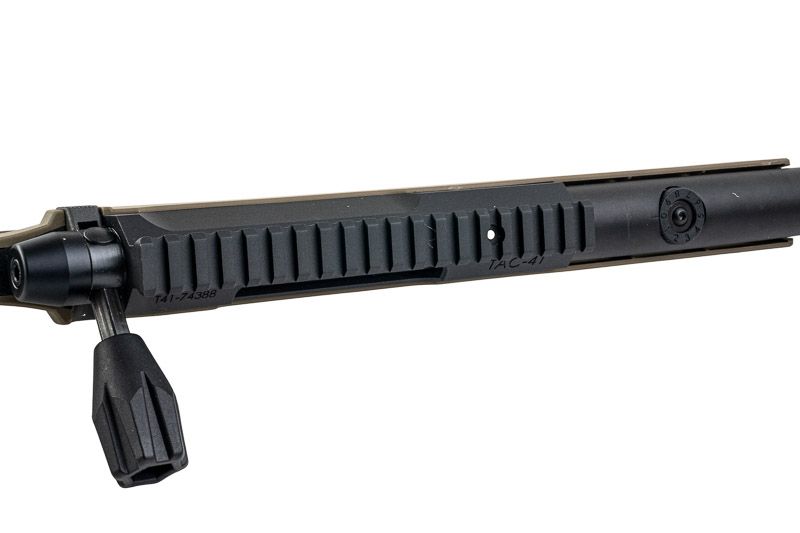 Silverback TAC 41 L エアソフトボルトアクションライフル、ライトシャーシ＆リーコンストック（FDE）-AIRSOFT GOGO エアガン・サバゲー用品通販