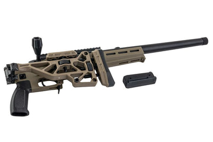 Silverback TAC 41 L エアソフトボルトアクションライフル、ライトシャーシ＆リーコンストック（FDE）-AIRSOFT GOGO エアガン・サバゲー用品通販