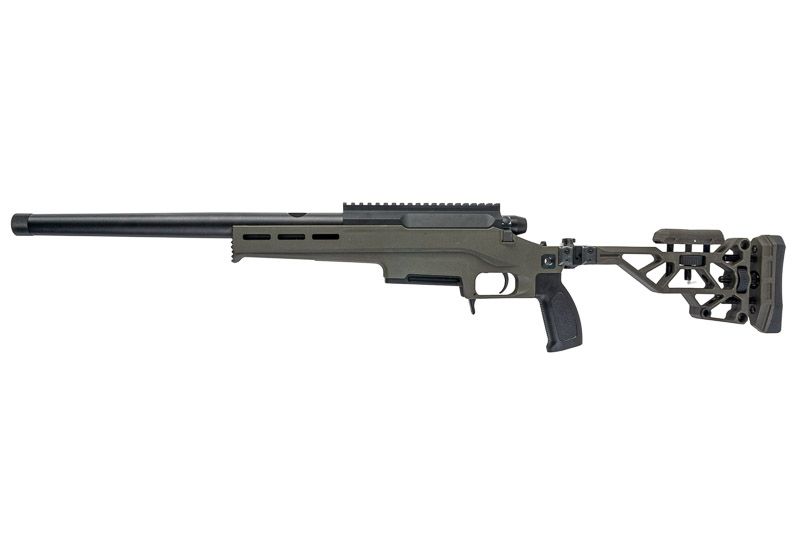 Silverback TAC 41 L エアソフトボルトアクションライフル、ライトシャーシ＆リーコンストック（OD）-AIRSOFT GOGO エアガン・サバゲー用品通販