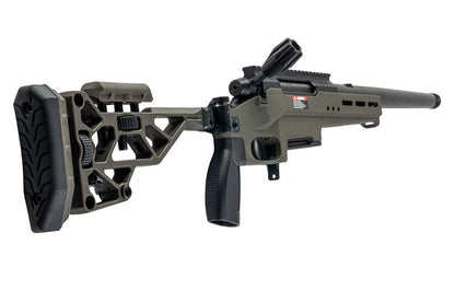 Silverback TAC 41 L エアソフトボルトアクションライフル、ライトシャーシ＆リーコンストック（OD）-AIRSOFT GOGO エアガン・サバゲー用品通販