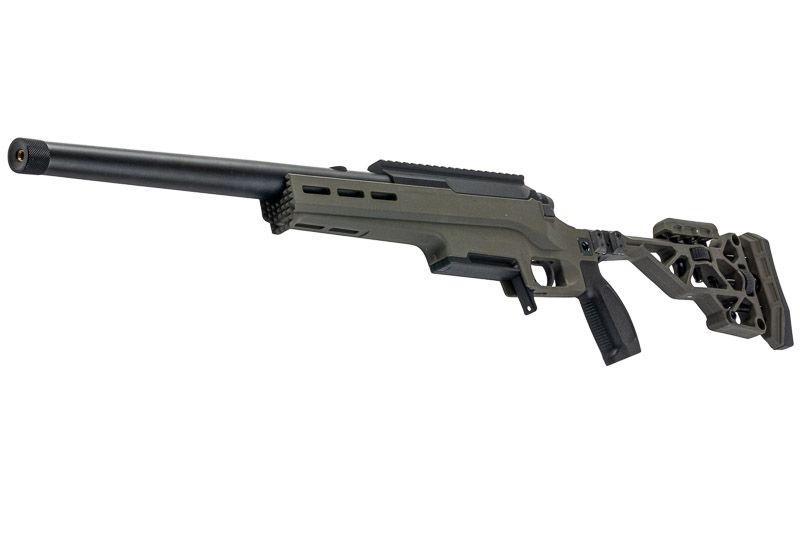 Silverback TAC 41 L エアソフトボルトアクションライフル、ライトシャーシ＆リーコンストック（OD）-AIRSOFT GOGO エアガン・サバゲー用品通販