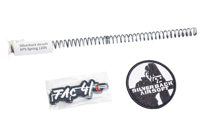 Silverback TAC 41 L エアソフトボルトアクションライフル、ライトシャーシ＆リーコンストック（スポーツバージョン、ブラック）-AIRSOFT GOGO エアガン・サバゲー用品通販