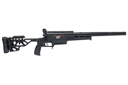 Silverback TAC 41 L エアソフトボルトアクションライフル、ライトシャーシ＆リーコンストック（スポーツバージョン、ブラック）-AIRSOFT GOGO エアガン・サバゲー用品通販