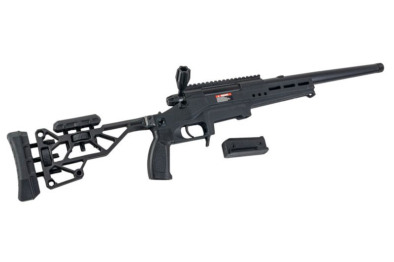 Silverback TAC 41 L エアソフトボルトアクションライフル、ライトシャーシ＆リーコンストック（スポーツバージョン、ブラック）-AIRSOFT GOGO エアガン・サバゲー用品通販