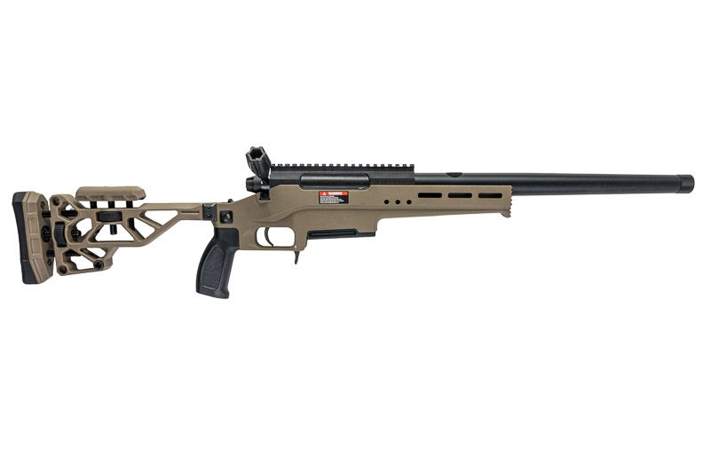 Silverback TAC 41 L エアソフトボルトアクションライフル、ライトシャーシ＆リーコンストック（スポーツバージョン、FDE）-AIRSOFT GOGO エアガン・サバゲー用品通販