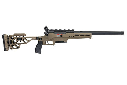 Silverback TAC 41 L エアソフトボルトアクションライフル、ライトシャーシ＆リーコンストック（スポーツバージョン、FDE）-AIRSOFT GOGO エアガン・サバゲー用品通販