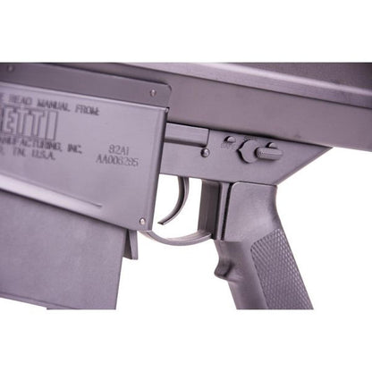 Snow Wolf BARRETT M82A1 エアソフト スナイパーライフル 3-9x50E スコープ付き (スプリングパワー) - ブラック-AIRSOFT GOGO エアガン・サバゲー用品通販