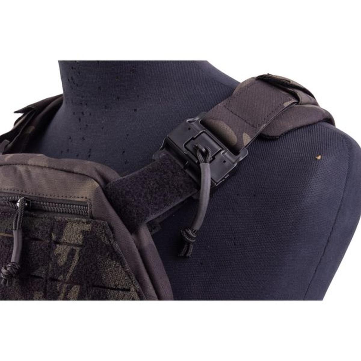 SOETAC マグネティック QD XPC プレート キャリア (マルチカム ブラック)-AIRSOFT GOGO エアガン・サバゲー用品通販