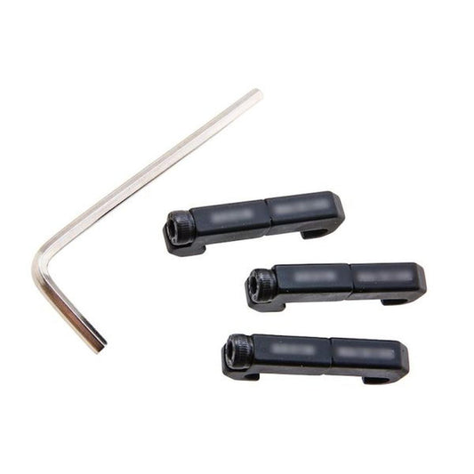 SOTAC 1913 ピカティニーワイヤーガイドシステム - ブラック (3個/セット) タイプ B-AIRSOFT GOGO エアガン・サバゲー用品通販