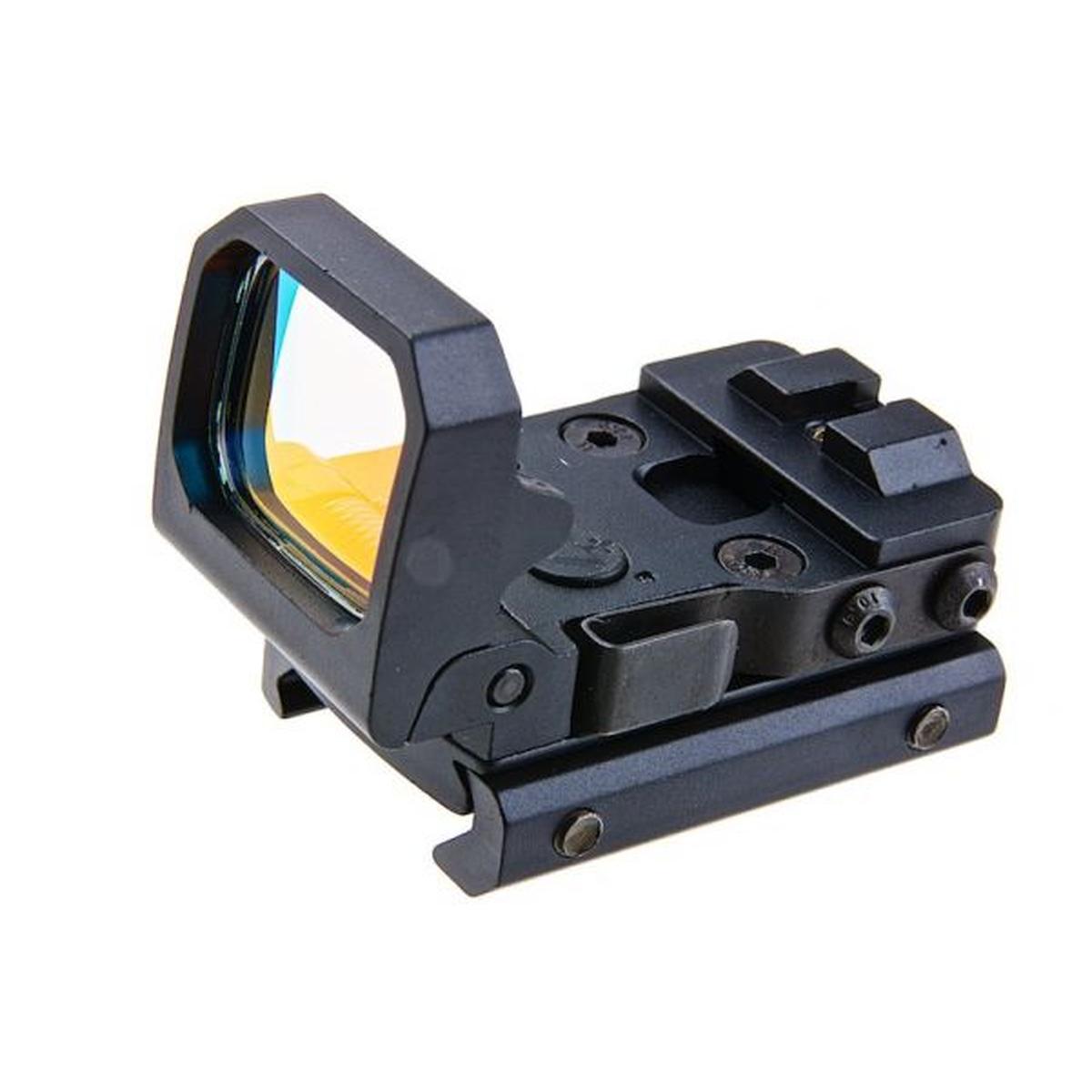 SOTAC 調節可能 RMT フリップアップ レッド ドット サイト (CNC アルミニウム) - ブラック-AIRSOFT GOGO エアガン・サバゲー用品通販