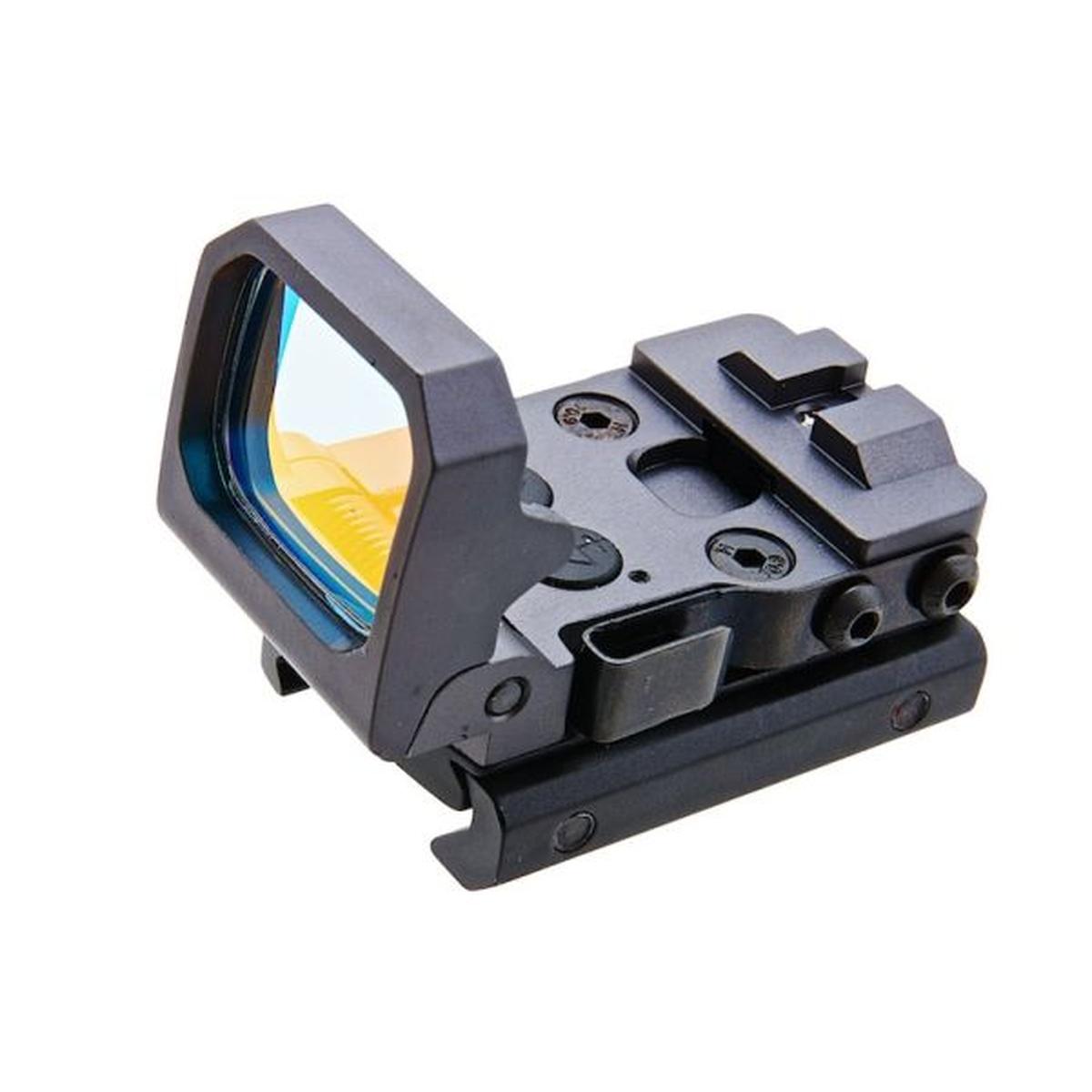 SOTAC 調節可能 RMT フリップアップ レッド ドット サイト (CNC アルミニウム) - グレー-AIRSOFT GOGO エアガン・サバゲー用品通販