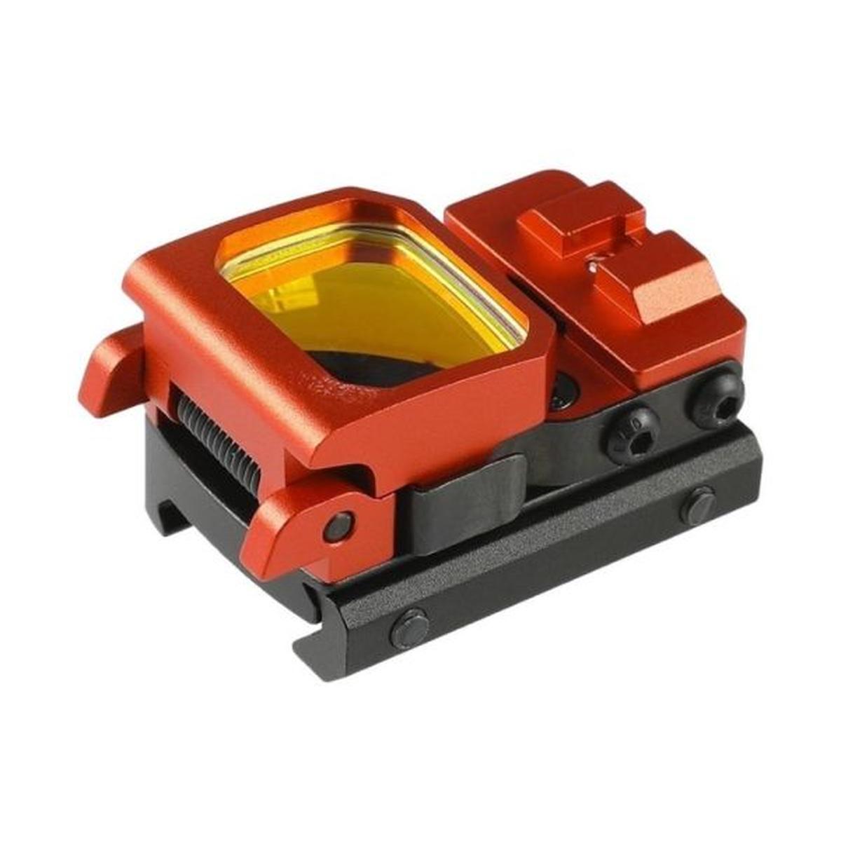SOTAC 調節可能 RMT フリップアップ レッド ドット サイト (CNC アルミニウム) - オレンジ-AIRSOFT GOGO エアガン・サバゲー用品通販