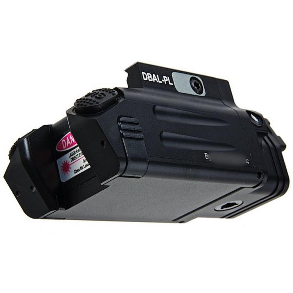SOTAC DBAL-PL 懐中電灯 / 赤色レーザーおよび IR 付きウェポンライト - ブラック-AIRSOFT GOGO エアガン・サバゲー用品通販