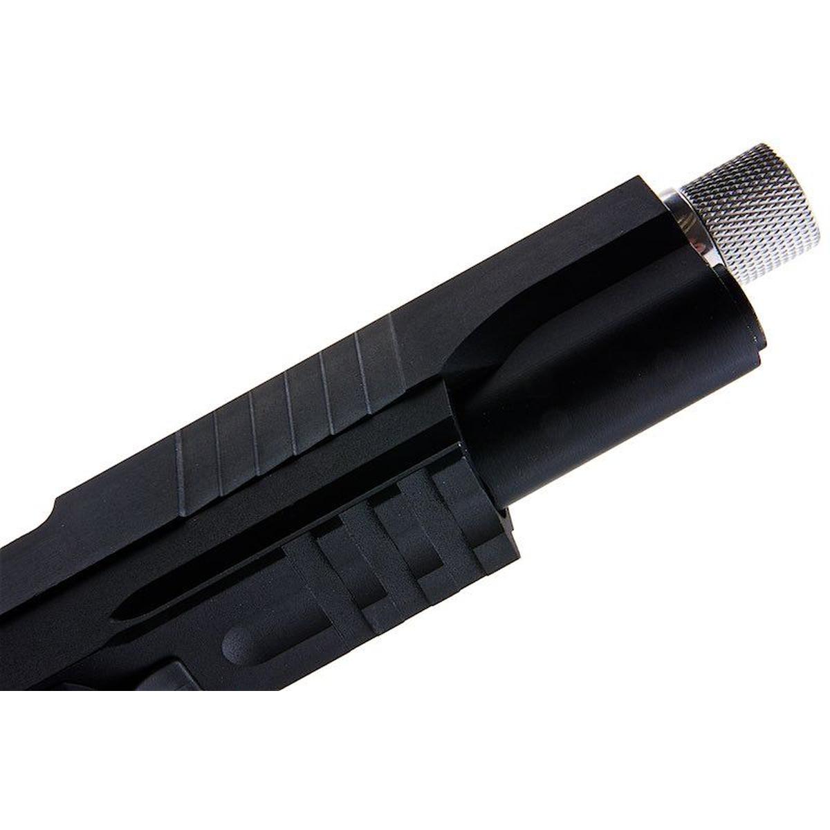 SRC HELIOS MK IV HI CAPA 5.1 GBB エアソフト ピストル - ブラック-AIRSOFT GOGO エアガン・サバゲー用品通販